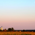 Вечер. Село Воскресенское.